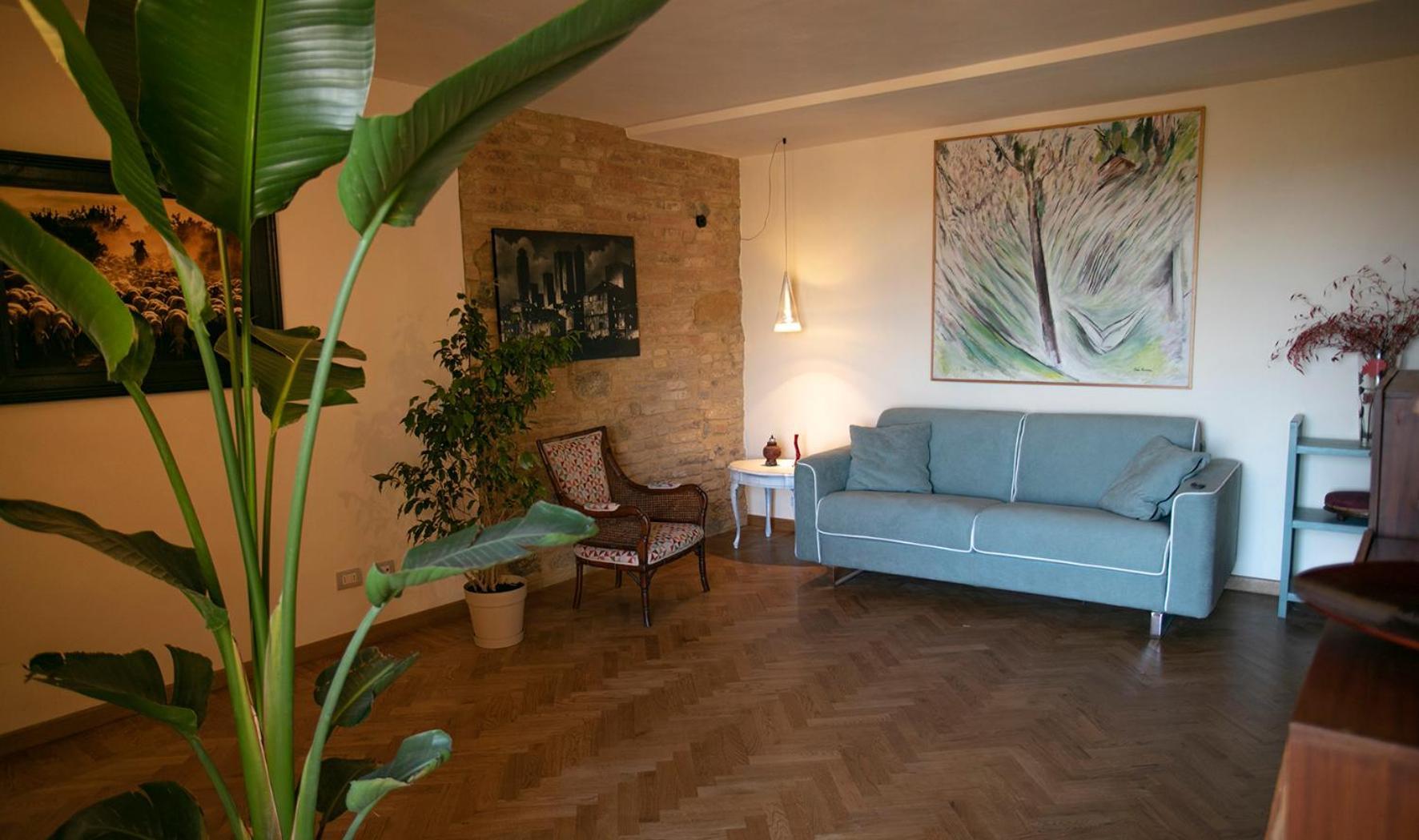 Appartamento Le Palme Con Terrazze In Centro San Gimignano Kültér fotó