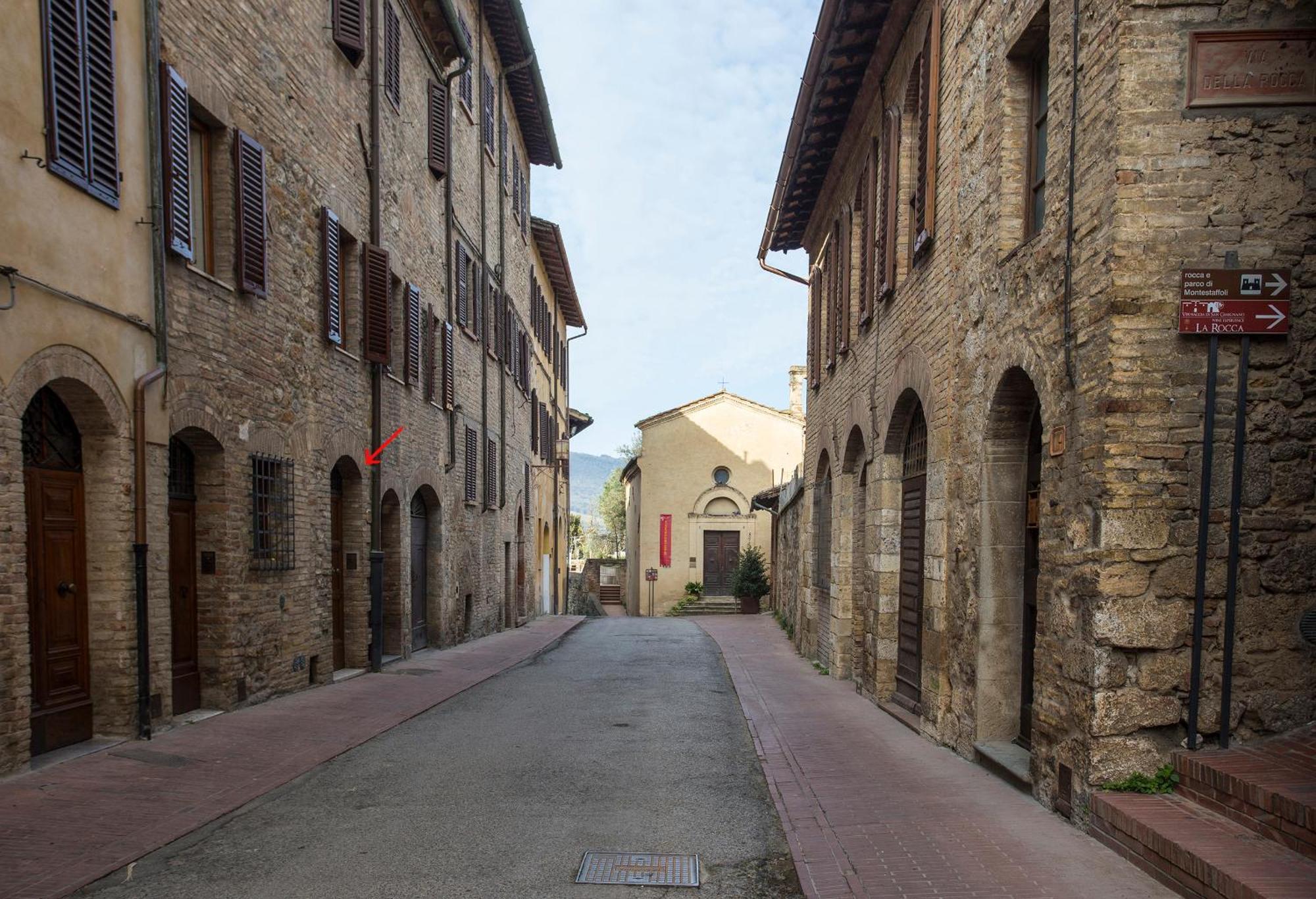 Appartamento Le Palme Con Terrazze In Centro San Gimignano Kültér fotó